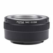 FOTGA Adaptateur pour objectif M42 42 à montage à vis pour appareil photo Canon EOS M EF-M sans miroir