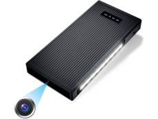 Caméra espion 1080p avec batterie intégré 10000mah noir