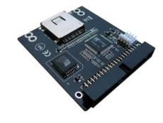 Convertisseur SECURE DIGITAL / SD CARD Vers IDE 3.5" (40 pins) - Bootable - MALE Adaptateur de cartes SD sur IDE 3.5"Connecteur DROIT