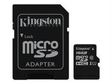 Kingston - carte mémoire flash - 16 Go - microSDHC UHS-I