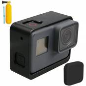 First2savvv Aluminium Boîtier/Coque Case pour GoPro Hero 5 Action Camera + Flottabilité poche bâton-GO-Hero5-JSBK-A01