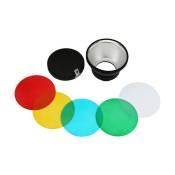 RÃ©flecteur et filtres de couleur pour AD300Pro