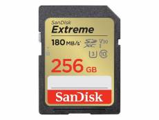 Sandisk extreme 256gb sdxc 180mbs uhs-i c10 u3 SDSDXVV-256G-GNCIN