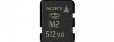 Sony Carte mémoire Memory Stick Micro (M2) adaptateur inclus 512 Mo