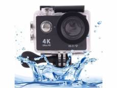 Caméra sport 4 k ultra hd 12 mp lcd 2 pouces wifi 170 degrés étanche noir + sd 32go yonis