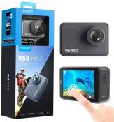 Caméra Sport AKASO V50 PRO LE WiFi 4K30FPS 20MP écran tactile étanche 100 pieds Support ext Mic (non include) Noir
