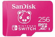 Carte mémoire micro sdxc SanDisk 256Go Fortnite microSDXC Carte pour Nintendo Switch