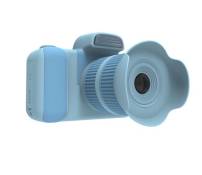 Mini appareil photo numérique pour enfant Preisku, double caméra, 1920*1080 HD, Affichage LCD 2,0 pouces-Bleu