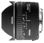 Objectif reflex Sigma 15mm f/2.8 fisheye DG EX pour Nikon noir