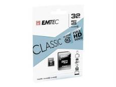 EMTEC - Carte mémoire flash - 32 Go - Class 10 - micro SDHC