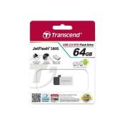 Transcend JetFlash 380 - clé USB - 64 Go