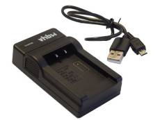 Vhbw Chargeur USB de batterie compatible avec Nikon EN-EL15 batterie appareil photo, DSLR, action-cam