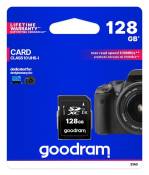 GOODRAM S1A0 - Carte mémoire flash - 128 Go - Video Class V30 / UHS-I U1 / Class10 - SDXC UHS-I
