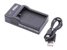 Vhbw Chargeur USB de batterie compatible avec Garmin Alpha 100 handheld batterie appareil photo digital, DSLR, action cam