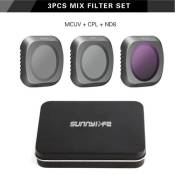 3PCS Caméra HD Lens Filter Set Filtre MCUV + CPL + ND8 pour objectif DJI MAVIC2 PRO wedazano383