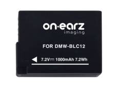 Batterie On.Earz BLC12 pour Panasonic Lumix G7, G80, FZ300 et FZ2000