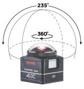 KODAK Pixpro SP360 4K Action Cam Noir - Pack Extrême - Camera numerique 360° - Video 4K - Accessoires inclus
