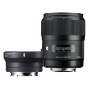 Objectif 50mm f/1.4 DG HSM ART compatible avec Canon + Bague MC-11