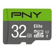 PNY - Carte mémoire flash (adaptateur microSDHC - SD inclus(e)) - 32 Go - UHS Class 1 / Class10 - microSDHC UHS-I