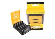 Patona Chargeur rapide pour piles rechargeables AA/AAA avec écran LCD