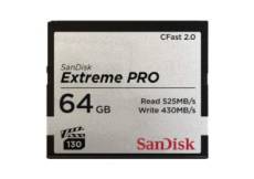 Sandisk Extreme Pro CFast 2.0 64 Go carte mémoire VPG 130, 525MB/s
