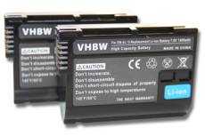 Vhbw 2x Batteries compatible avec Nikon poignée à pile MB-D18, MB-N10 appareil photo, reflex numérique (1400mAh, 7V, Li-ion) avec puce d'information