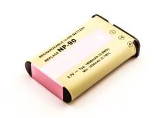 Batterie compatible CAS NP-90, Li-ion, 3,7V, 1600mAh, 5,9Wh