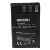 EXTENSILO Batterie compatible avec Nikon D40 SLR, D40x DSLR, D60 DSLR, D3000, D5000 appareil photo, reflex numérique (1000mAh, 7,4V, Li-ion)