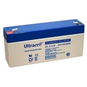 Batterie plomb étanche - Ultracell UL3.4-6 HDME - 6v 3.4ah
