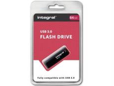INTEGRAL Clé USB INFD64GBBLK3.0 Clé USB 3.0 64GB Black