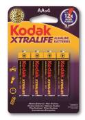 KODAK - Piles - XTRALIFE Alcaline - AA / LR06 - pack de 4