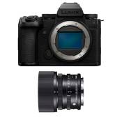 Panasonic appareil photo hybride lumix s5 mark II x + objectif sigma 45mm