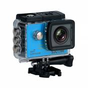 SJCAM SJ5000X ELITE (Version Française) - Sport Action Camera 4K, 2K, WIFI, étanche 30 m, 12.4 MP, écran 2.0″, 16 Accessoires inclus - Couleur bleu