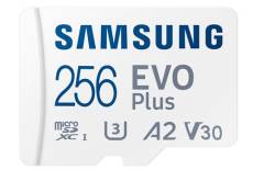 Carte Mémoire Micro SDXC SAMSUNG EVO PLUS 2021 version 256 Go U3 A2 V30 MB-MC256KA