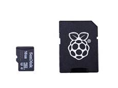 Raspberry Pi Carte Micro SD 16 Go Noobs Officiel Noir