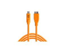 Tether Tools USB-C vers USB 3.0 Micro-B 4,60m orange