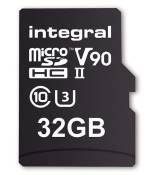 Integral UltimaPro X2 - Carte mémoire flash (adaptateur microSDHC - SD inclus(e)) - 32 Go - Video Class V90 / UHS-II - microSDHC UHS-II