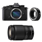 Nikon appareil photo hybride zf + objectif z 24-200mm f/4-6.3 + adaptateur ftz II