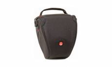 Manfrotto Essential Camera Holster Bag S - Sacoche pour appareil photo avec objectif zoom - tissu synthétique - noir