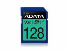 Adata carte mémoire sdxc premier pro 128 go uhs-i u3 classe 10 v30 ASDX128GUI3V30S-R