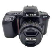 Appareil photo reflex Nikon F50 50mm f1.8 D AF Nikkor Noir Reconditionné