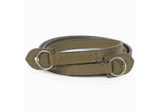 Bronkey Roma #103 - courroie cuir vert olive 95 cm