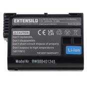 EXTENSILO Batterie compatible avec Nikon poignée alimentation MB-D14, MB-D12, MB-D17, MB-D15 appareil photo, reflex numérique (2250mAh, 7V, Li-ion)