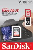 Carte mémoire SanDisk Ultra+ SDHC UHS-I 32 Go V10²