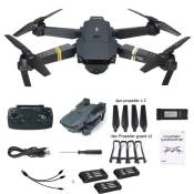 E58 2MP w / 720P Caméra WIFI FPV Pliable selfie Drone RC Quadcopter RTF BT348