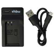 Vhbw Chargeur USB de batterie compatible avec Nikon DL18-50 f/1.8-2.8, DL24-85 d/1.8-2.8 batterie appareil photo digital, DSLR, action cam