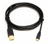 Câble USB pour appareil photo numérique Canon Powershot SX620 HS - Plaqué or - 2 m - Pour le transfert de données