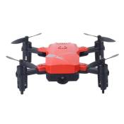 Drone Quadricoptère Wifi FPV RC avec Caméra HD 2.0MP 4 Canaux 2.4 GHz 6-Gyro - rouge