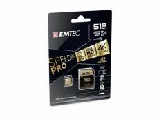 Emtec speedin pro 512 go microsdxc ECMSDM512GXC10SP
