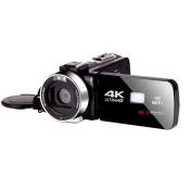 Caméscope fusheng™ F4 4K Ultra HD Noir